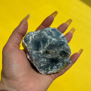 Blue Calcite Specimen